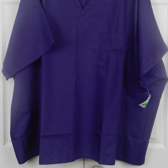 AMS Medical Uniform Scrubs Style 100 Grape Sze 4XL Left Side Chest Pocket (U021) - Picture 7 of 9